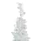 6ft. Pre-Lit White Tinsel Pop-Up Artificial Christmas Tree, Blue Lights